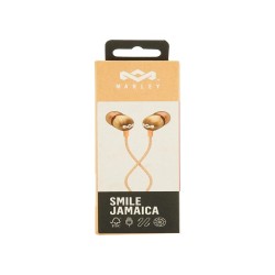 House of Marley Smile Jamaica - Auriculares internos con micro - en oreja - cableado - conector de 3,5 mm - cobre