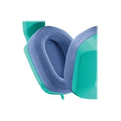 Logitech G G335 Wired Gaming Headset - Auricular - tamaño completo - cableado - conector de 3,5 mm - menta - certificado Discord