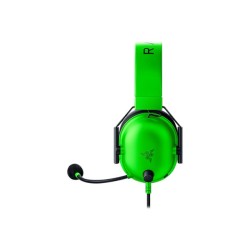 Razer BlackShark V2 X - Auricular - tamaño completo - cableado - conector de 3,5 mm - aislamiento de ruido - verde razer