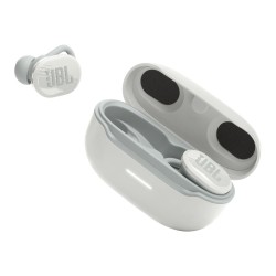 JBL Endurance Race - Auriculares inalámbricos con micro - en oreja - Bluetooth - blanco