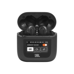 JBL Tour Pro 2 - Auriculares inalámbricos con micro - en oreja - Bluetooth - cancelación de sonido activo - negro