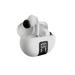 Klip Xtreme - True wireless earphones - Para Phone / Para Portable electronics / Para Tablet - Wireless - 22Hrs ANC White