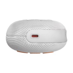 JBL Clip 5 - Altavoz - para uso portátil - inalámbrico - Bluetooth - controlado por aplicación - 7 vatios - blanco