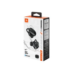 JBL Endurance Race - Auriculares inalámbricos con micro - en oreja - Bluetooth - negro