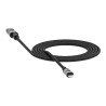 mophie - Cable Lightning - 24 pin USB-C macho a Lightning macho - 1.8 m - negro