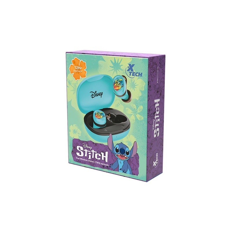 Xtech XTH-D701ST-BL - True wireless earphones - Wireless - earbuds Disney Stich Blue