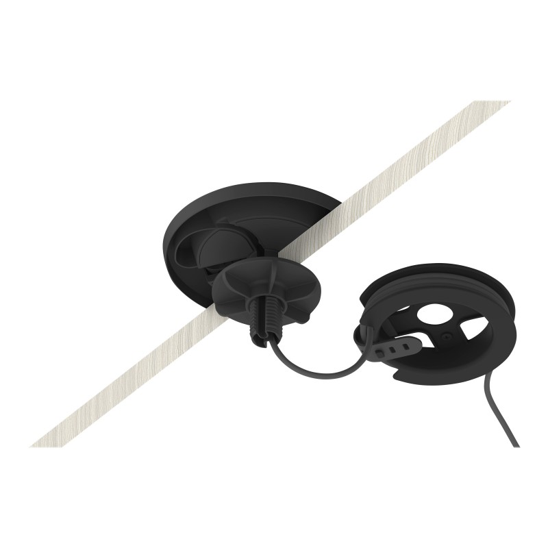 Logitech Rally Mic Pod Mount - Soporte de micrófono para escritorio - negro mate - para Logitech Rally, Rally Plus