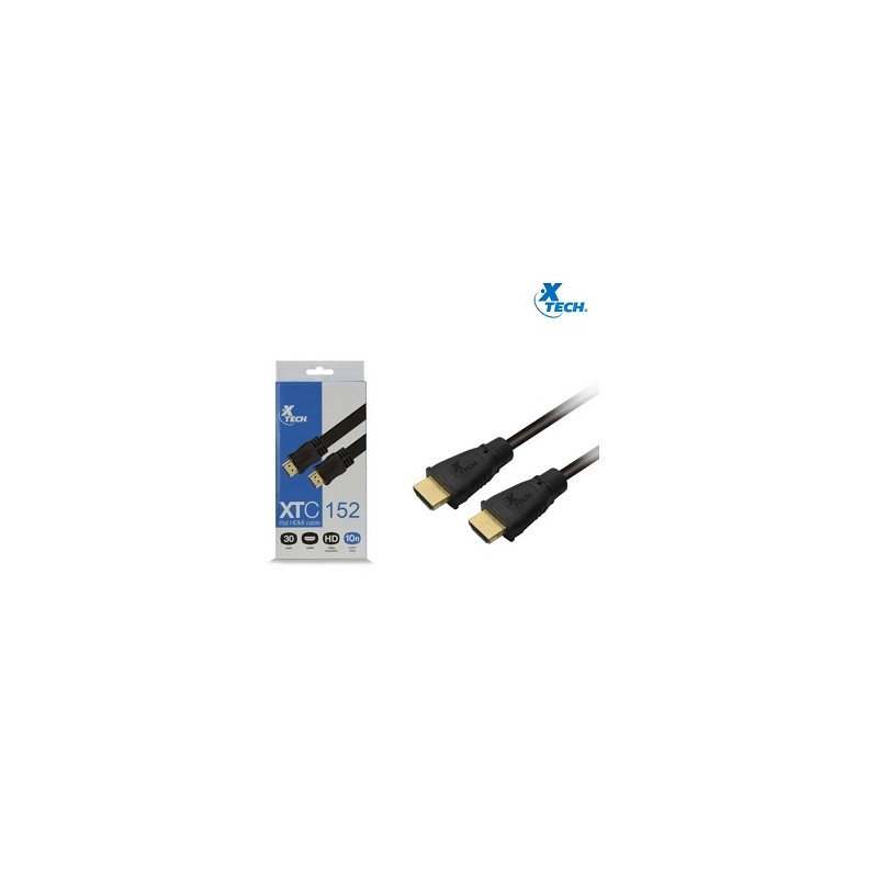 Xtech - Video cable - HDMI male to HDMI - 10ft