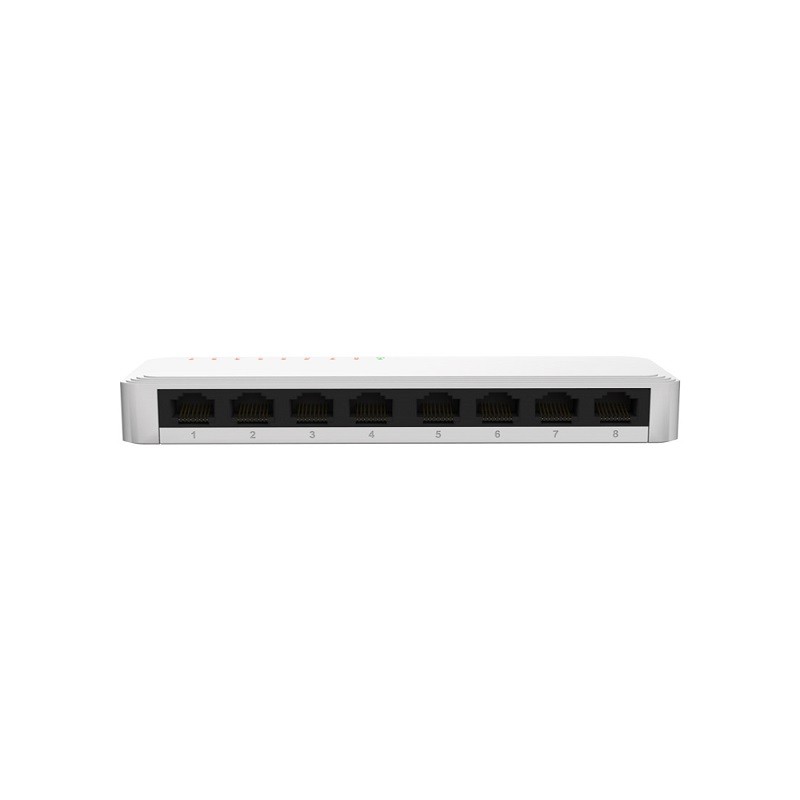 Nexxt Infrastructure - Switch - Gigabit Ethernet - 8 x 10/100/1000 - 1 Gigabit Ethernet - Essential Naxos 801-G 110/220V