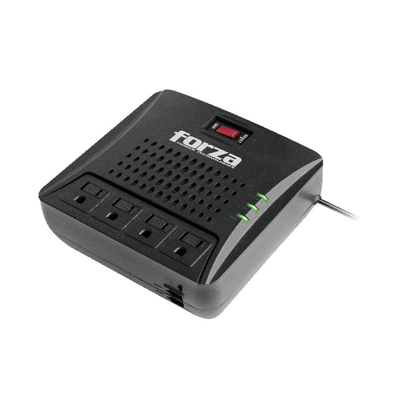 Forza FVR Series FVR-3001 - Regulador automático de voltaje - CA 110/120 V - 1500 vatios - 3000 VA - conectores de salida: 4