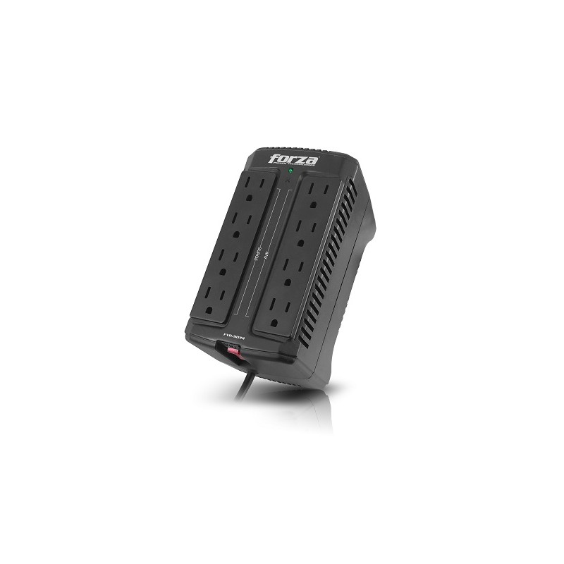 Forza FVR Series FVR-901M - Regulador automático de voltaje - CA 120 V - 450 vatios - 900 VA - conectores de salida: 8 - México
