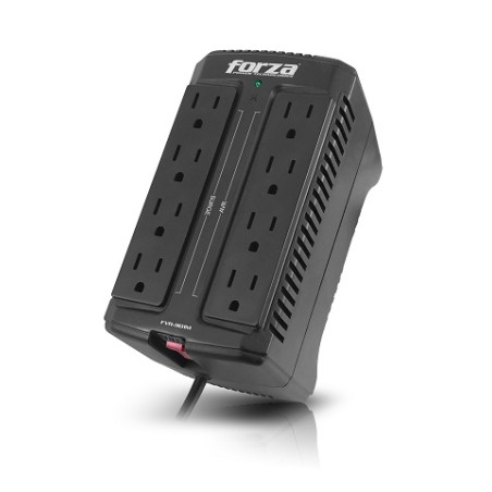 Forza FVR Series FVR-901M - Regulador automático de voltaje - CA 120 V - 450 vatios - 900 VA - conectores de salida: 8 - México
