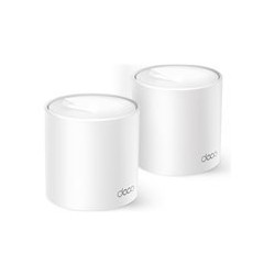 TP-LINK Deco X10 V1 - Sistema Wi-Fi - (2 enrutadores) - hasta 3900 pies cuadrados - malla 1GbE Doble banda