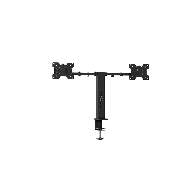 Klip Xtreme - Desktop to monitor mounting kit - With power strip