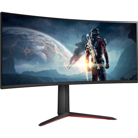 LG - LED-backlit LCD monitor - Curved Screen