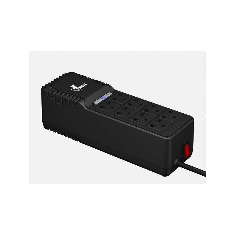 Xtech - Automatic voltage regulator - External - AC 110/120 V - 8 Tomas de Corriente - 1000 VA - -XTR-1002
