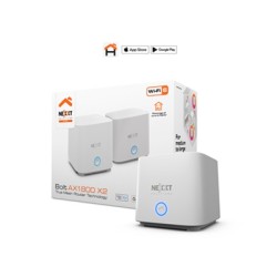 Nexxt Solutions Home - Router - Wireless Mesh - 802.11a/b/g/n/ac/ax - Desktop - Mesh routerAX18002pk