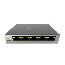 Nexxt Solutions Infrastructure - Switch - Gigabit Ethernet - 5 x 10/100/1000 - 1 Gigabit Ethernet - 4 POE+ 60W