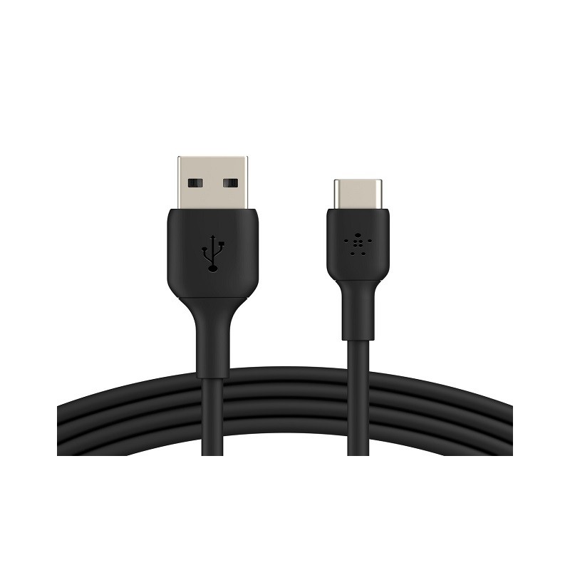 Belkin BoostCharge - Cable USB - 24 pin USB-C (M) a USB (M) - 1 m - negro