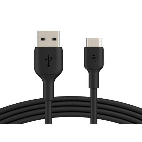 Belkin BoostCharge - Cable USB - 24 pin USB-C (M) a USB (M) - 1 m - negro