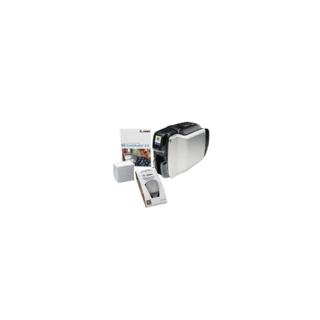 Zebra Impresora de Credenciales ZC300 Dual Sided US Cord USB & Ethernet KIT que Incluye Windows Driver CardStudio 2.0 (Standard)