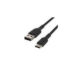 Belkin BoostCharge - Cable USB - 24 pin USB-C (M) a USB (M) - 1 m - negro