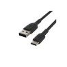 Belkin BoostCharge - Cable USB - 24 pin USB-C (M) a USB (M) - 1 m - negro