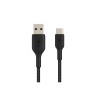Belkin BoostCharge - Cable USB - 24 pin USB-C (M) a USB (M) - 1 m - negro