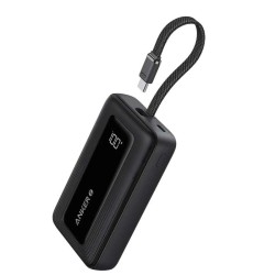Anker - powerbank - Lithium - Para -- - 10k 30w cable C Negro