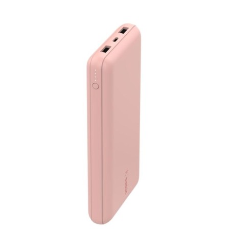 Belkin - Cargador portátil - 20000 mAh - 15 vatios - 3 A - 3 conectores de salida (24 pin USB-C, 2 x USB) - en el cable: USB-C -