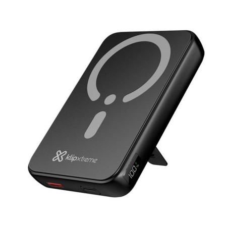 Klip Xtreme - Power bank - 24 pin USB-C - 4 pin USB Type A / 24 pin USB-C - Lithium polymer - Para Universal - Display Wireless 