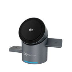 Klip Xtreme - Charging stand / battery charger - 15 Watt - 24 pin USB-C - Cellular phone / Wireless earbuds / Apple AirPods / Ap
