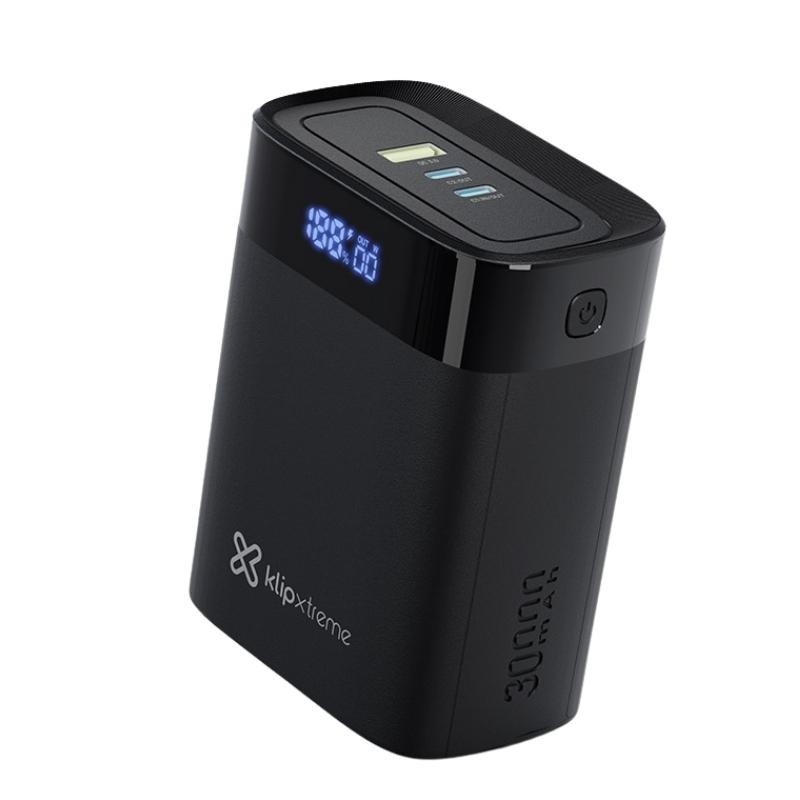 Klip Xtreme - Power bank - 24 pin USB-C - 2 x 4 pin USB Type A / 3 x 24 pin USB-C - Lithium polymer - Para Universal - 140W 30.0
