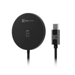 Klip Xtreme - Charging stand / battery charger - 15 Watt - 24 pin USB-C - Cellular phone / Wireless earbuds / Apple AirPods / Ap