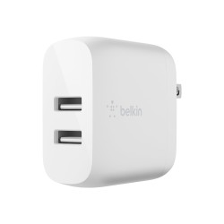 Belkin - - 24 vatios - 4.8 A - 2 conectores de salida (USB) - blanco
