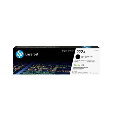 HP - Toner cartridge - Black - 222A BLACK ORIGINAL LASER
