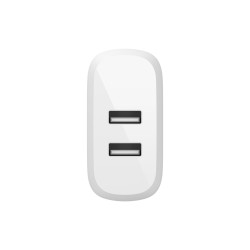 Belkin - - 24 vatios - 4.8 A - 2 conectores de salida (USB) - blanco