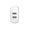 Belkin - - 24 vatios - 4.8 A - 2 conectores de salida (USB) - blanco