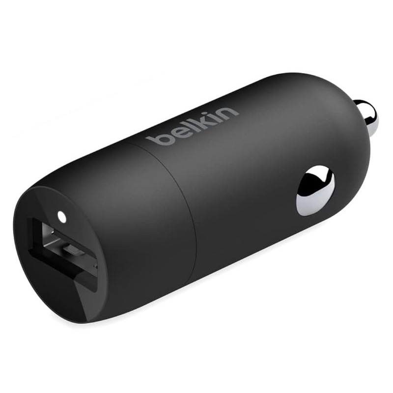 Belkin - Adaptador de corriente para el coche - 20 vatios - Fast Charge (24 pin USB-C) - negro