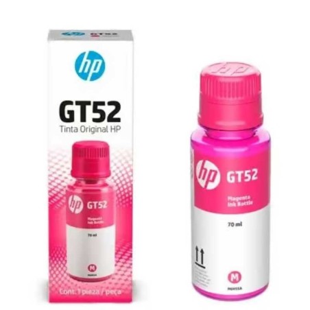 HP GT52 - 70 ml - magenta - original - recarga de tinta - para HP 11X, 31X; Deskjet GT 58XX; Smart Tank 500, 51X, 530, 6001, 615