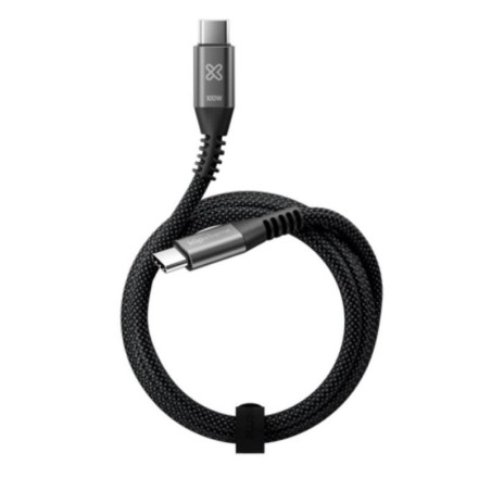 Klip Xtreme - USB cable - 24 pin USB-C - 3 m - Black - 240W Braided Fast Charging