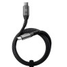 Klip Xtreme - USB cable - 24 pin USB-C - 1.8 m - Black - 60W Braided Fast charging