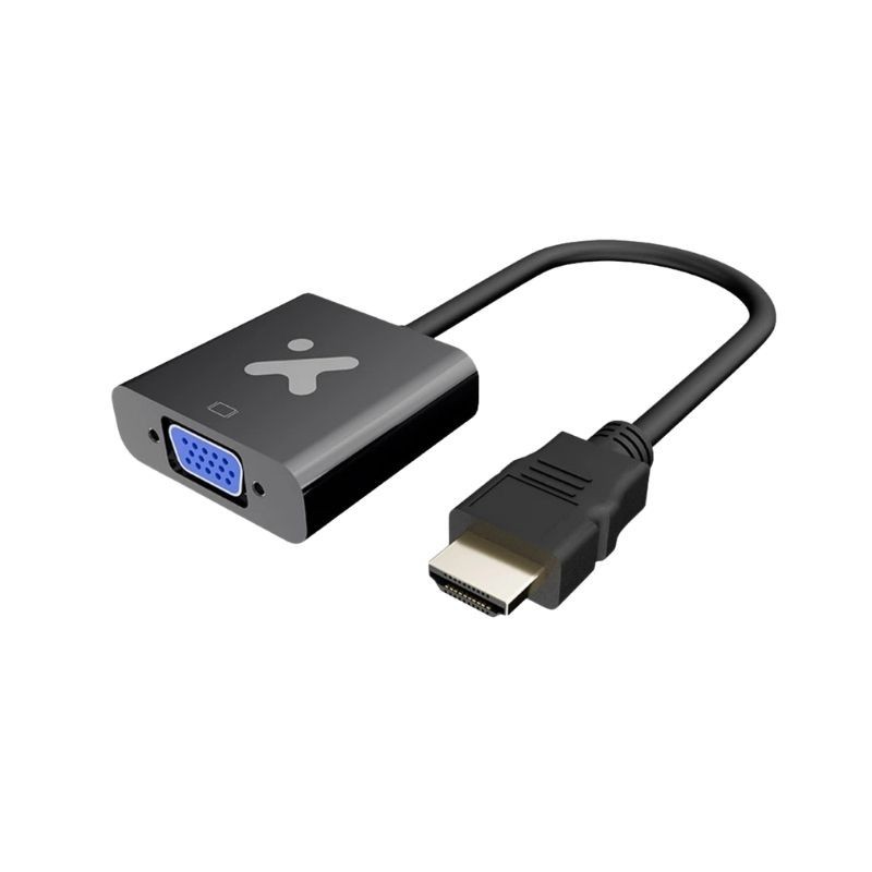 Xtech - Video adapter - 19 pin HDMI Type A - VGA - Black - XTC-384