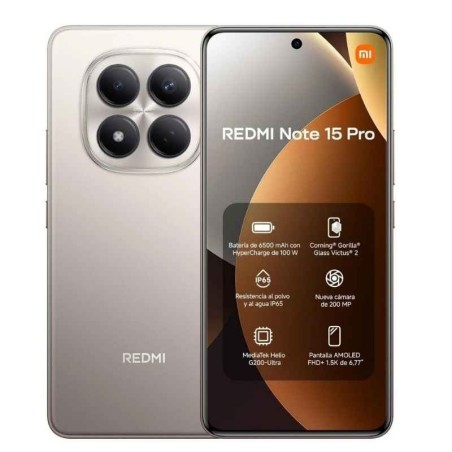 Xiaomi Redmi Note 15 Pro - Smartphone - Android - 512 GB - Titanium Color - Touch - US