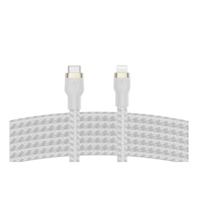 Belkin BoostCharge - Cable Lightning - 24 pin USB-C macho a Lightning macho - 3 m - blanco