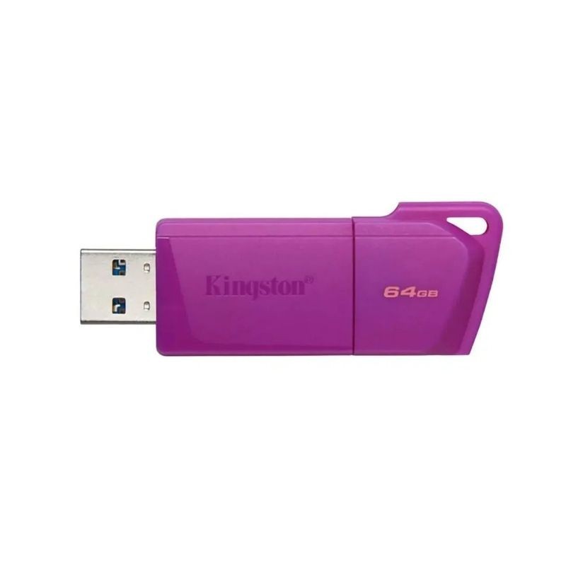 Kingston - USB flash drive - 64 GB - USB 3.2 Gen 1 - NEON Purple