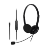 Xtech - XTH-245 - Headphones with microphone - Para Conference / Para Computer - Wired - ENC -In line control - USB-C