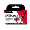 HyperX Cloud Earbuds II - Auriculares internos con micro - en oreja - cableado - conector de 3,5 mm - rojo