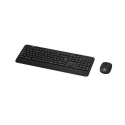 Klip Xtreme - Keyboard and mouse set - Spanish (Latin American) - Wireless - 2.4 GHz / Bluetooth - Black
