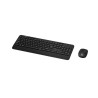 Klip Xtreme - Keyboard and mouse set - Spanish (Latin American) - Wireless - 2.4 GHz / Bluetooth - Black